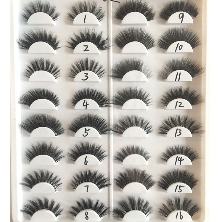 wholesale different styles of 3d faux mink eyelashes vendor China.jpg